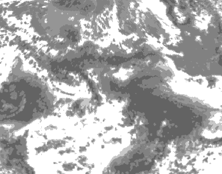 GDPS total cloud 066 hour forecast chart for Canada based on 2026/05/22 1200Z data