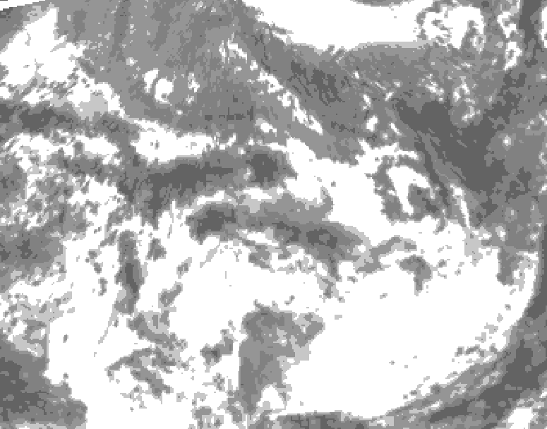 GDPS total cloud 198 hour forecast chart for Canada based on 2026/05/22 1200Z data
