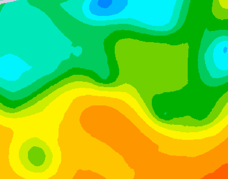 GDPS 500 millibar geopotential height 144 hour forecast chart for Canada based on 2026/05/23 0000Z data