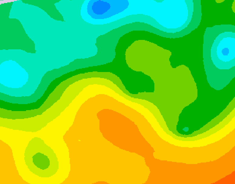 GDPS 500 millibar geopotential height 156 hour forecast chart for Canada based on 2026/05/23 0000Z data