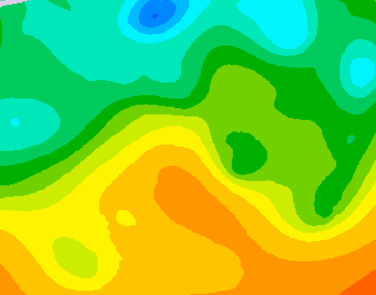 GDPS 500 millibar geopotential height 168 hour forecast chart for Canada based on 2026/05/23 0000Z data