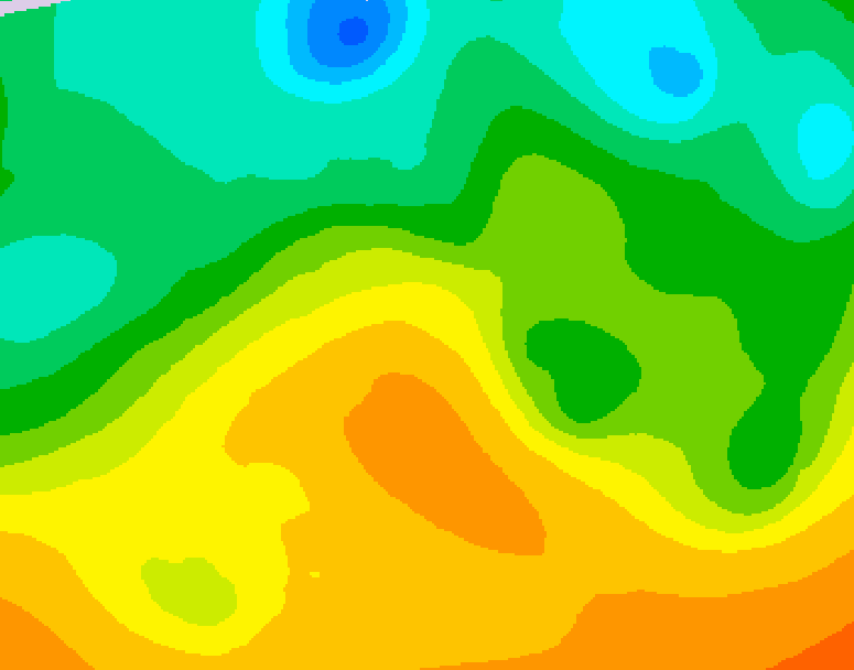 GDPS 500 millibar geopotential height 174 hour forecast chart for Canada based on 2026/05/23 0000Z data