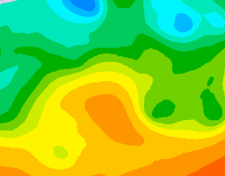 GDPS 500 millibar geopotential height 186 hour forecast chart for Canada based on 2026/05/23 0000Z data