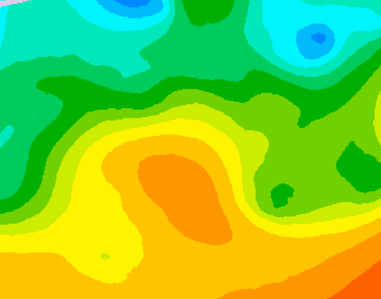 GDPS 500 millibar geopotential height 192 hour forecast chart for Canada based on 2026/05/23 0000Z data