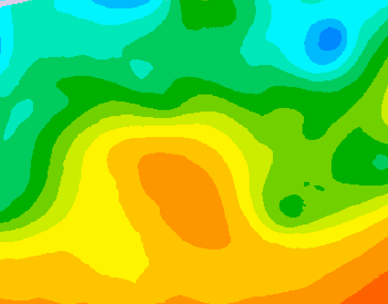GDPS 500 millibar geopotential height 198 hour forecast chart for Canada based on 2026/05/23 0000Z data