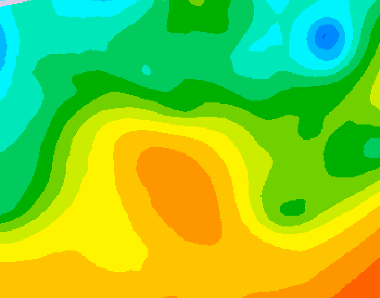 GDPS 500 millibar geopotential height 204 hour forecast chart for Canada based on 2026/05/23 0000Z data