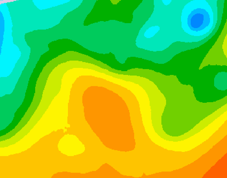 GDPS 500 millibar geopotential height 210 hour forecast chart for Canada based on 2026/05/23 0000Z data