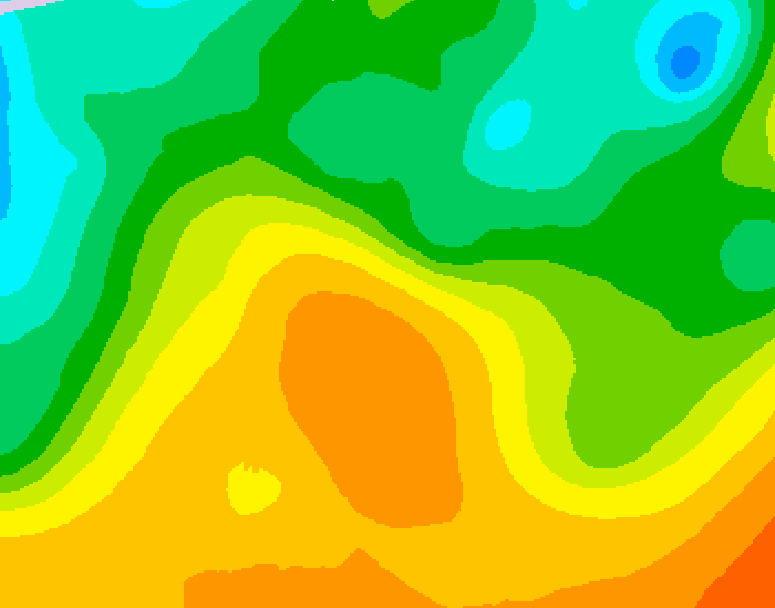 GDPS 500 millibar geopotential height 216 hour forecast chart for Canada based on 2026/05/23 0000Z data