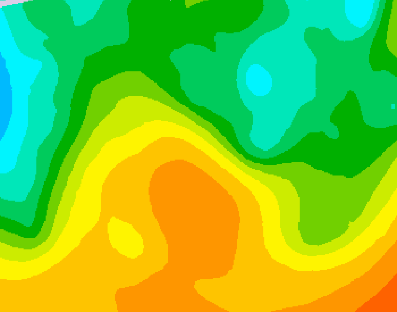 GDPS 500 millibar geopotential height 228 hour forecast chart for Canada based on 2026/05/23 0000Z data