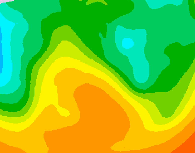 GDPS 500 millibar geopotential height 240 hour forecast chart for Canada based on 2026/05/23 0000Z data