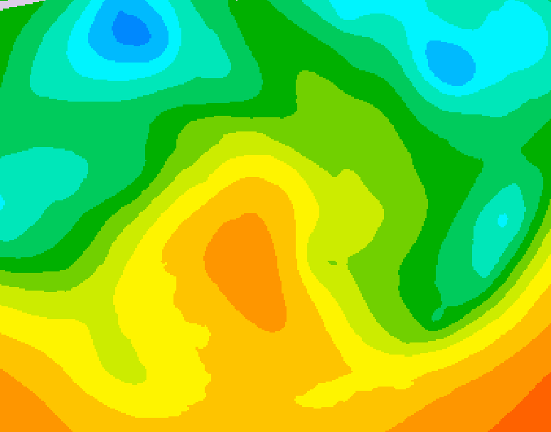 GDPS 500 millibar geopotential height 162 hour forecast chart for Canada based on 2026/05/23 1200Z data
