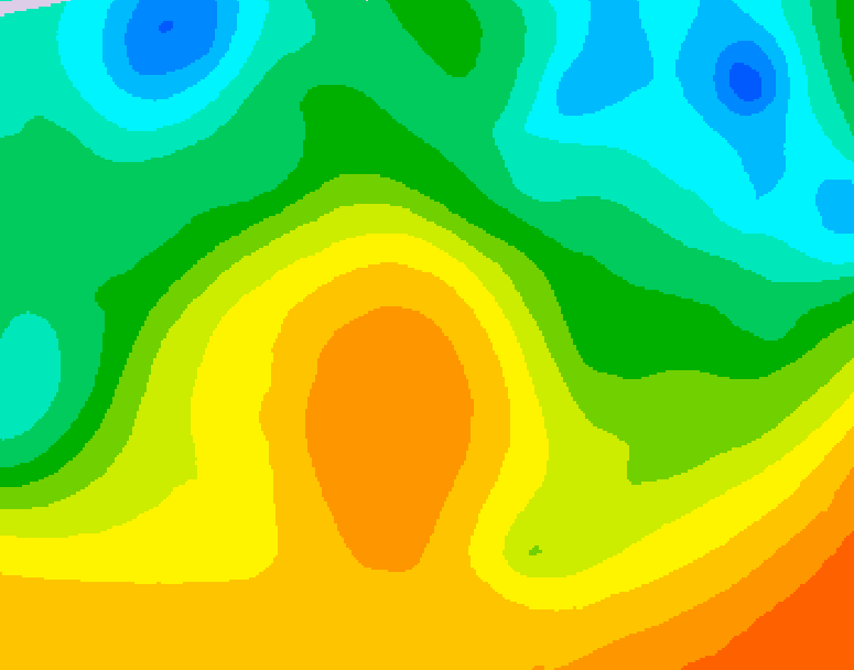 GDPS 500 millibar geopotential height 192 hour forecast chart for Canada based on 2026/05/23 1200Z data