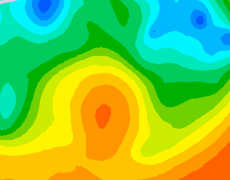 GDPS 500 millibar geopotential height 198 hour forecast chart for Canada based on 2026/05/23 1200Z data