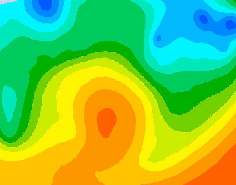 GDPS 500 millibar geopotential height 204 hour forecast chart for Canada based on 2026/05/23 1200Z data