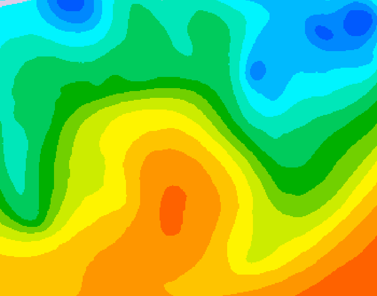 GDPS 500 millibar geopotential height 210 hour forecast chart for Canada based on 2026/05/23 1200Z data