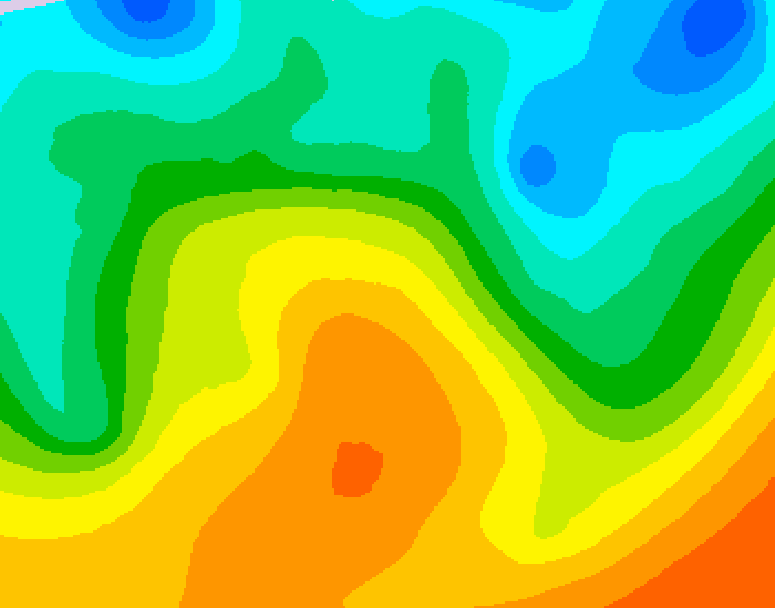 GDPS 500 millibar geopotential height 216 hour forecast chart for Canada based on 2026/05/23 1200Z data