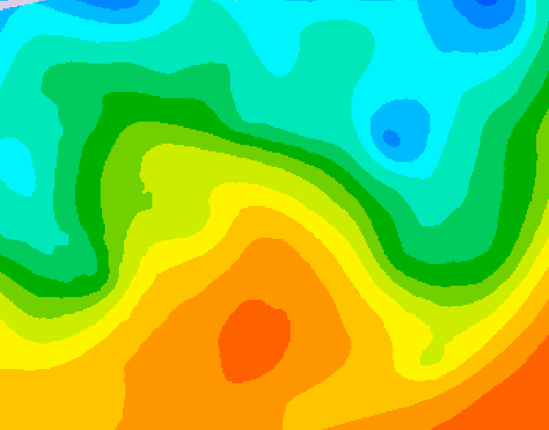GDPS 500 millibar geopotential height 228 hour forecast chart for Canada based on 2026/05/23 1200Z data