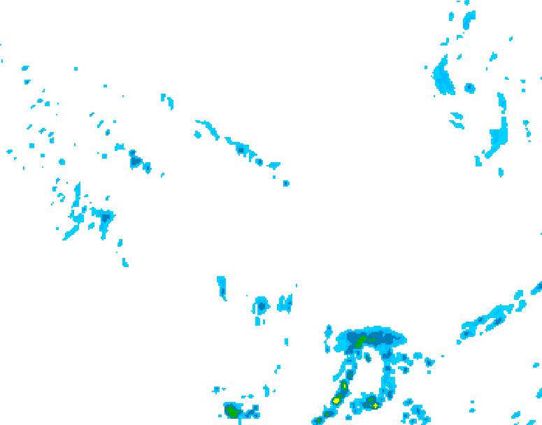 GDPS precipitation 012 hour forecast chart for Canada based on 2026/05/23 0000Z data