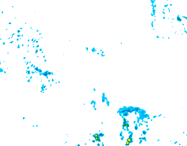 GDPS precipitation 024 hour forecast chart for Canada based on 2026/05/23 0000Z data