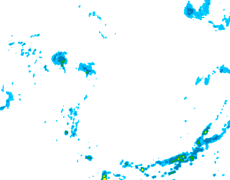 GDPS precipitation 162 hour forecast chart for Canada based on 2026/05/23 1200Z data