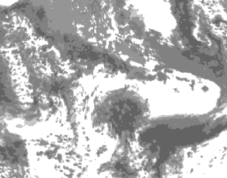 GDPS total cloud 012 hour forecast chart for Canada based on 2026/05/23 1200Z data
