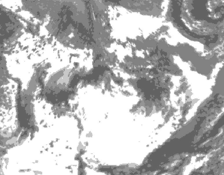 GDPS total cloud 210 hour forecast chart for Canada based on 2026/05/23 1200Z data