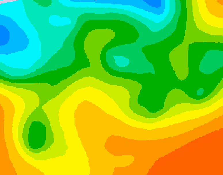 GDPS 500 millibar geopotential height 072 hour forecast chart for Canada based on 2026/05/24 0000Z data