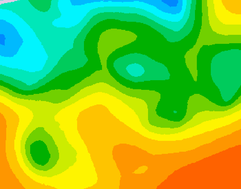 GDPS 500 millibar geopotential height 078 hour forecast chart for Canada based on 2026/05/24 0000Z data