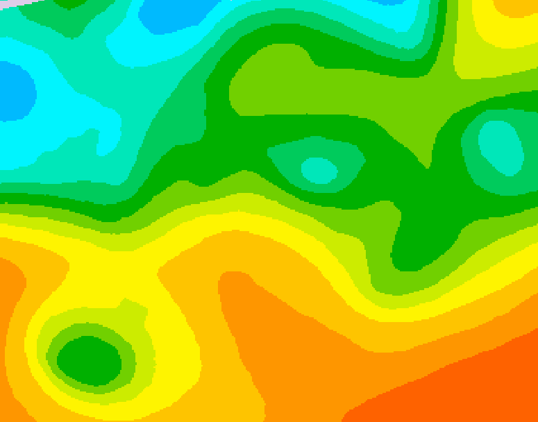 GDPS 500 millibar geopotential height 090 hour forecast chart for Canada based on 2026/05/24 0000Z data