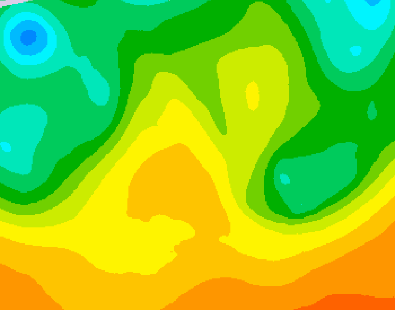 GDPS 500 millibar geopotential height 168 hour forecast chart for Canada based on 2026/05/24 0000Z data