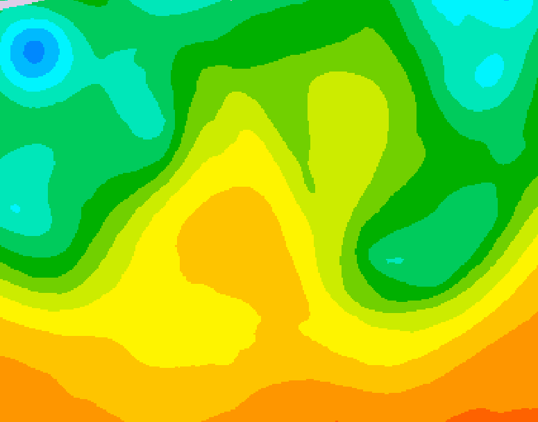 GDPS 500 millibar geopotential height 174 hour forecast chart for Canada based on 2026/05/24 0000Z data