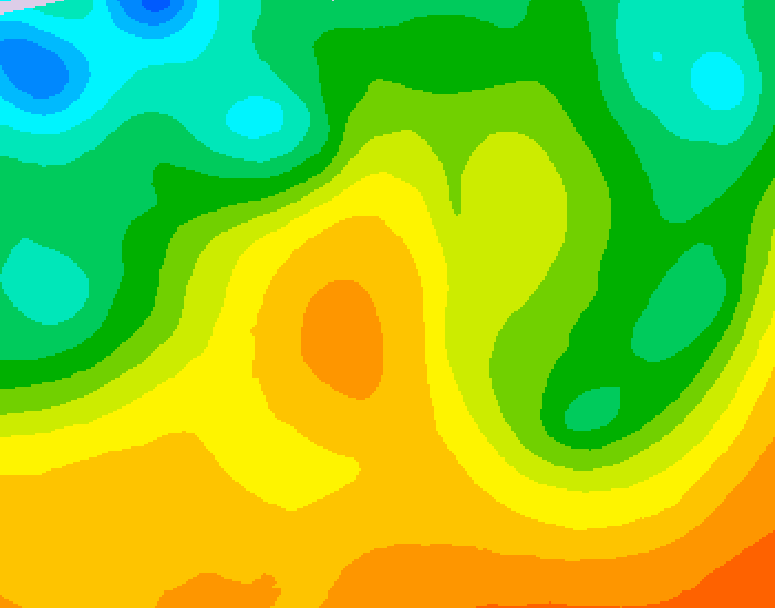 GDPS 500 millibar geopotential height 192 hour forecast chart for Canada based on 2026/05/24 0000Z data
