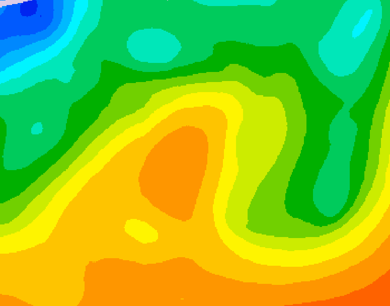 GDPS 500 millibar geopotential height 210 hour forecast chart for Canada based on 2026/05/24 0000Z data