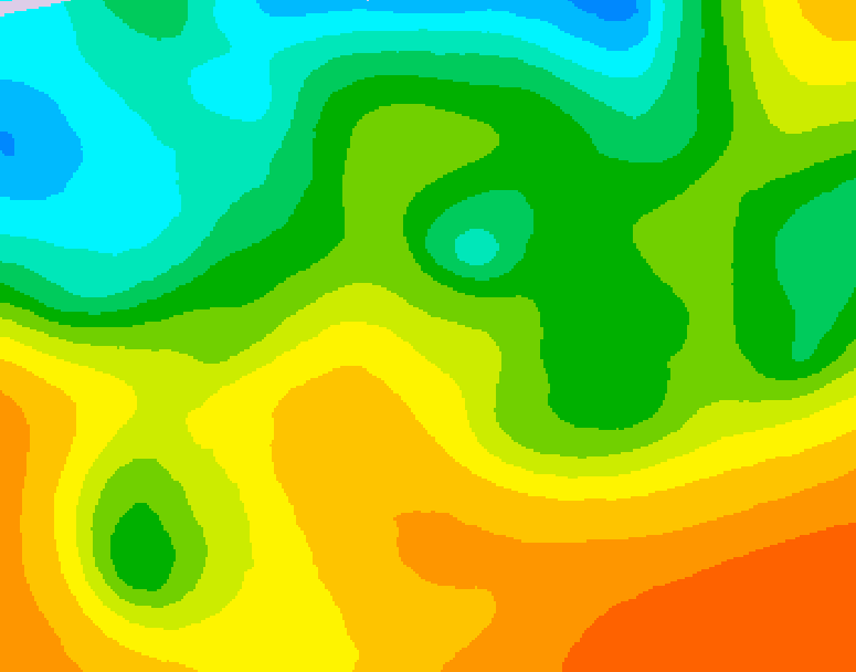 GDPS 500 millibar geopotential height 066 hour forecast chart for Canada based on 2026/05/24 1200Z data