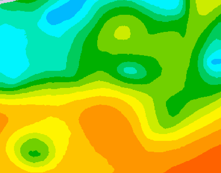 GDPS 500 millibar geopotential height 090 hour forecast chart for Canada based on 2026/05/24 1200Z data
