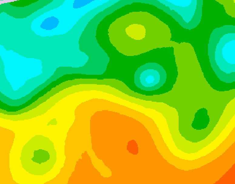 GDPS 500 millibar geopotential height 108 hour forecast chart for Canada based on 2026/05/24 1200Z data
