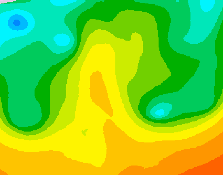 GDPS 500 millibar geopotential height 168 hour forecast chart for Canada based on 2026/05/24 1200Z data
