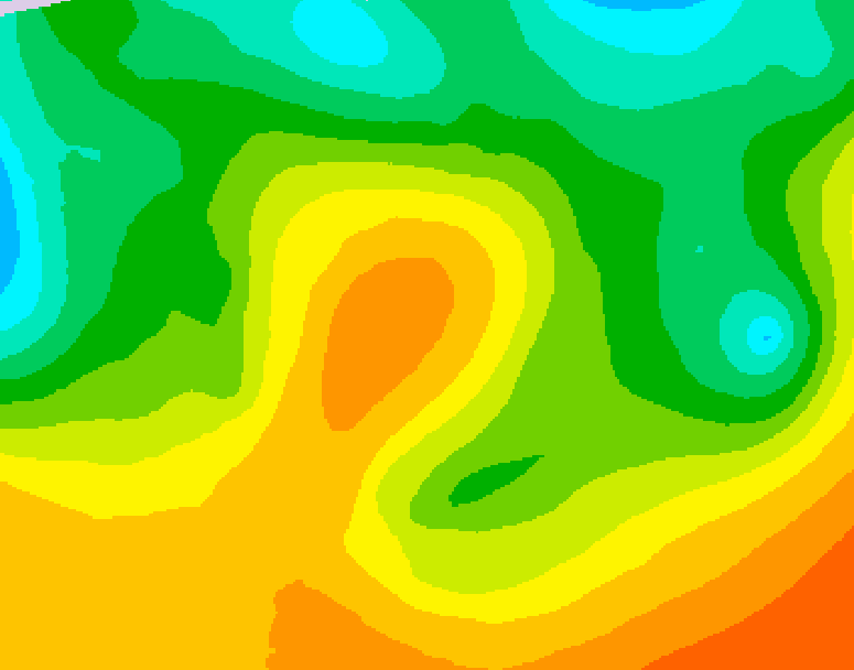 GDPS 500 millibar geopotential height 216 hour forecast chart for Canada based on 2026/05/24 1200Z data