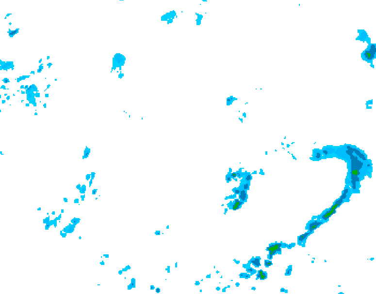 GDPS precipitation 060 hour forecast chart for Canada based on 2026/05/24 0000Z data