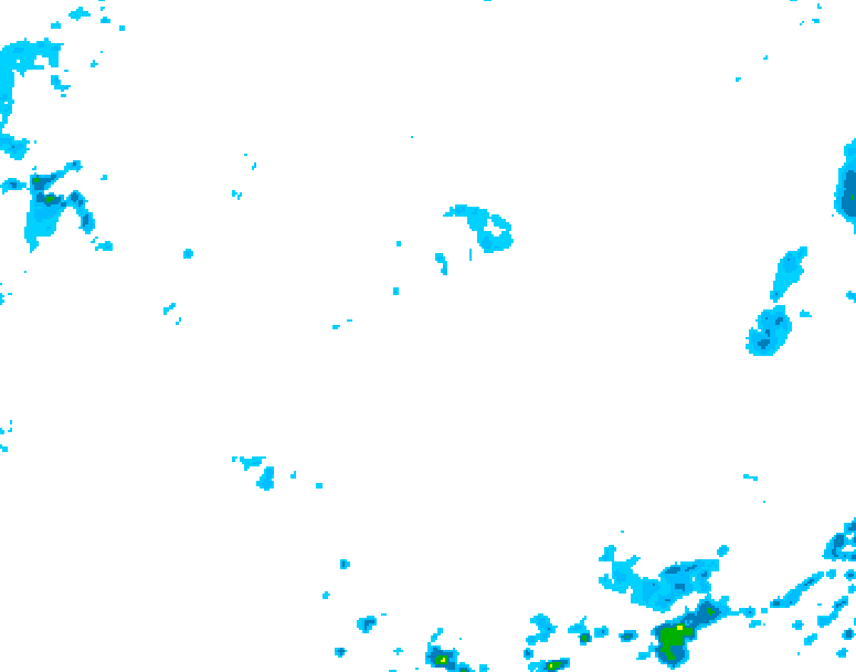 GDPS precipitation 228 hour forecast chart for Canada based on 2026/05/24 0000Z data