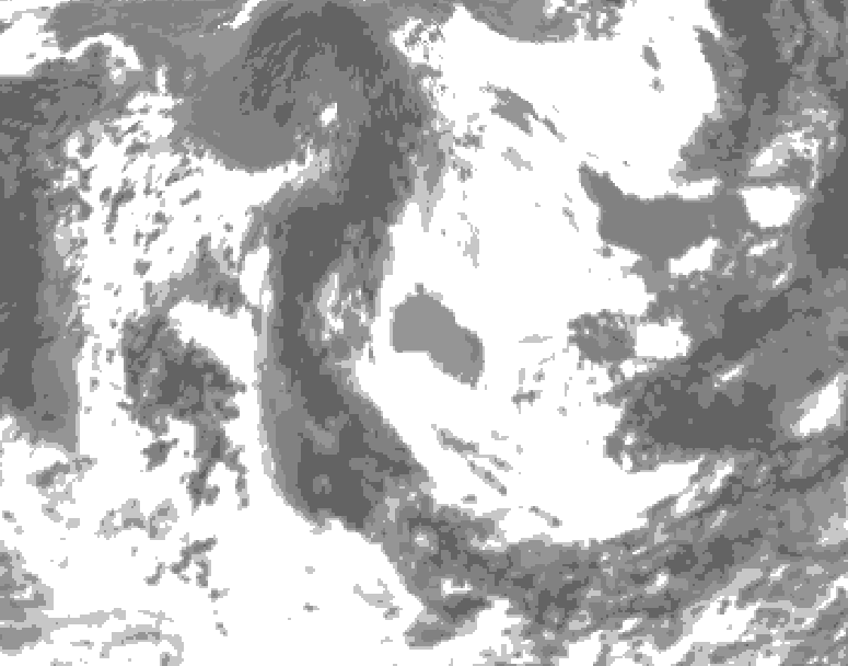 GDPS total cloud 186 hour forecast chart for Canada based on 2026/05/24 1200Z data