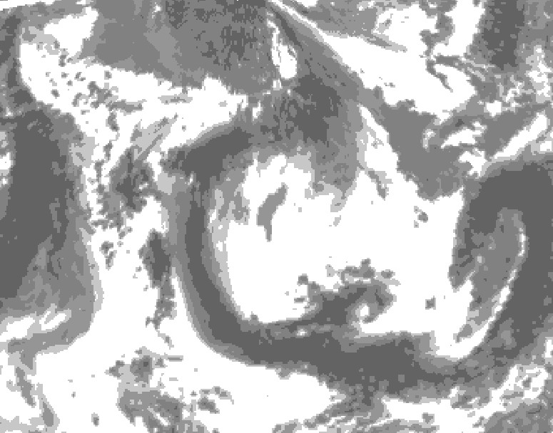GDPS total cloud 210 hour forecast chart for Canada based on 2026/05/24 1200Z data