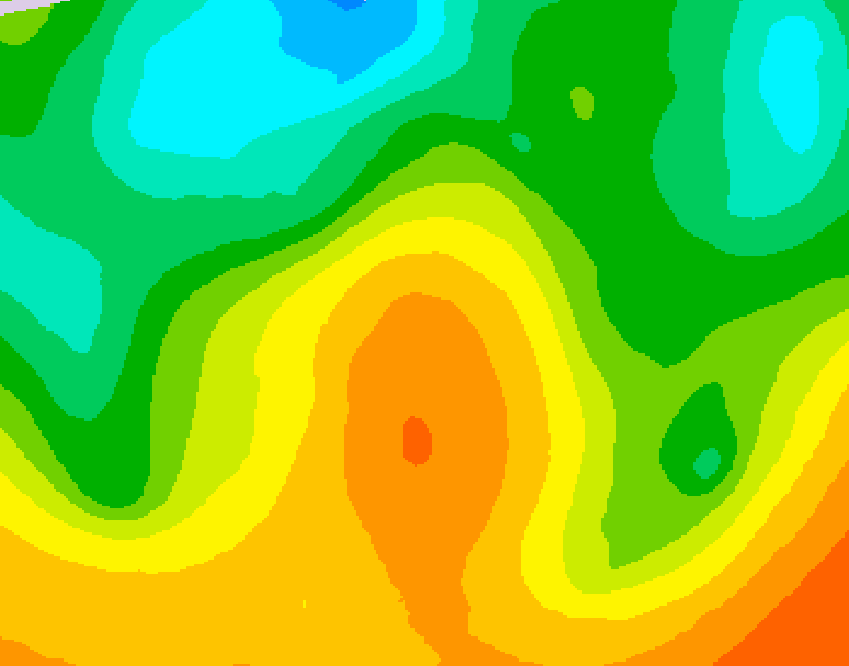 GDPS 500 millibar geopotential height 156 hour forecast chart for Canada based on 2026/05/25 0000Z data