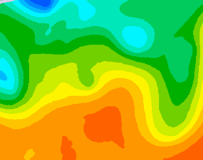 GDPS 500 millibar geopotential height 216 hour forecast chart for Canada based on 2026/05/25 0000Z data