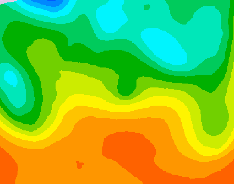 GDPS 500 millibar geopotential height 234 hour forecast chart for Canada based on 2026/05/25 0000Z data
