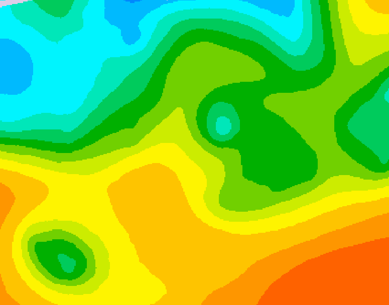 GDPS 500 millibar geopotential height 048 hour forecast chart for Canada based on 2026/05/25 1200Z data