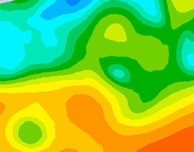 GDPS 500 millibar geopotential height 066 hour forecast chart for Canada based on 2026/05/25 1200Z data
