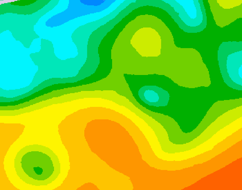 GDPS 500 millibar geopotential height 072 hour forecast chart for Canada based on 2026/05/25 1200Z data