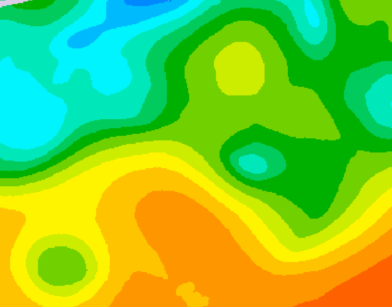 GDPS 500 millibar geopotential height 078 hour forecast chart for Canada based on 2026/05/25 1200Z data