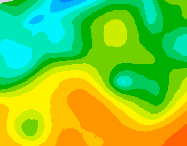 GDPS 500 millibar geopotential height 084 hour forecast chart for Canada based on 2026/05/25 1200Z data